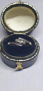 Gorgeous Antique Diamond Trilogy Engagement Ring