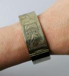 Victorian Hinged Sweetheart Cuff Bangle