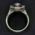 Art Deco 2.50 Ct Diamond Engagement Ring
