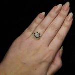 Art Deco 2.50 Ct Diamond Engagement Ring