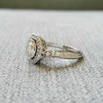 2 Ct Round Diamond Art Deco Engagement Ring