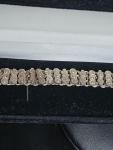 Victorian Silver Book Chain Bracelet, Engraved