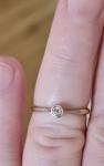 Dainty 18ct Gold Art Deco Diamond Ring