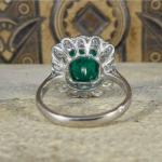 Art Deco 2.50Ct Diamond Engagement Ring in White Gold