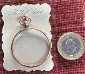 Antique 9ct Rolled Gold Double Sided Locket