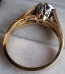18Ct Gold Diamond Old Cut Antique Solitaire Ring