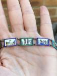 Vintage Silver Art Deco Egyptian Revival Bracelet