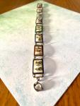 Vintage Silver Art Deco Egyptian Revival Bracelet