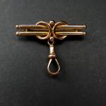 Victorian 9ct Yellow Gold Antique Brooch 2.70g