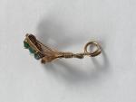 Victorian Turquoise Trilogy Gold Pendant