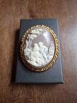 Vintage Cameo in Gold-Tone Setting