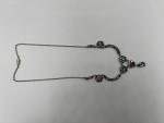 Rainbow Iris Glass Stone Collar Chain Necklace