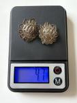 Vintage Silver Filigree Drop Earrings