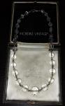 1920s Art Deco Rock Crystal Silver Necklace