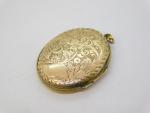 Victorian 9ct Gold Enamel Swallow Locket c1880