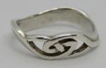 Vintage Art Deco Sterling Silver Celtic Knot Ring