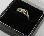 Vintage Art Deco Sterling Silver Celtic Knot Ring