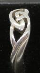Vintage Art Deco Sterling Silver Celtic Knot Ring