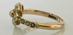 Antique 15ct Gold Natural Pearl Cluster Ring