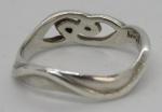 Vintage Art Deco Sterling Silver Celtic Knot Ring