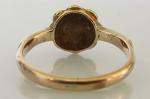 Antique 15ct Gold Natural Pearl Cluster Ring
