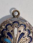 Victorian 9ct Gold Enamel Front & Back Locket