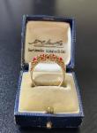Antique Ruby and Diamond Boat Style Ring