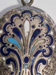 Victorian 9ct Gold Enamel Front & Back Locket