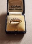 Victorian 5 Diamond 18ct Gold Eternity Ring