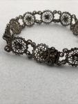 Antique Silver Filigree Circle Bracelet