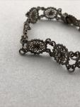 Antique Silver Filigree Circle Bracelet