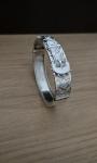 Victorian Silver Buckle Bangle Bracelet