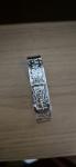 Victorian Silver Buckle Bangle Bracelet