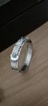 Victorian Silver Buckle Bangle Bracelet