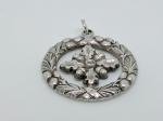 Edwardian Silver Oak Leaves & Acorns Pendant