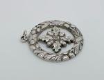 Edwardian Silver Oak Leaves & Acorns Pendant