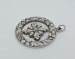 Edwardian Silver Oak Leaves & Acorns Pendant