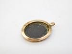 19th Century Rose Gold Flower Pendant c1860