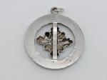 Edwardian Silver Oak Leaves & Acorns Pendant