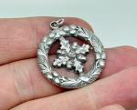 Edwardian Silver Oak Leaves & Acorns Pendant