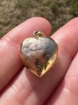 Victorian 9ct Rose Gold Seed Pearl Heart Locket