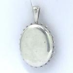 Victorian Sterling Silver Engraved Locket
