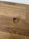 Victorian 9ct Gold Ring with 3 Garnets