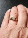 Victorian Diamond Solitaire Ring in 18ct Gold