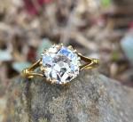 Antique 2ct Old Cut Diamond Solitaire Ring
