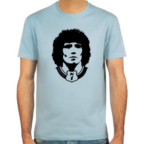 Kevin Keegan T-shirt in Skyblue, Sand, White or Deepred