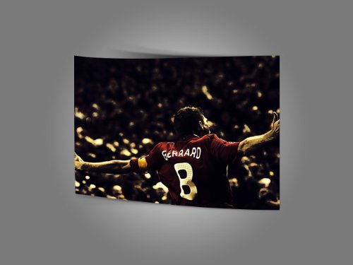 Steven Gerrard Liverpool FC Football Gallery Poster Art Picture Print