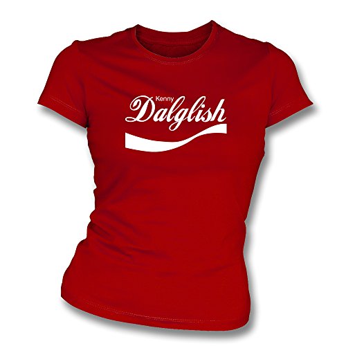 Kenny Dalglish (Liverpool) Enjoy-Style Women's Slim Fit Football T-shirt (Large)