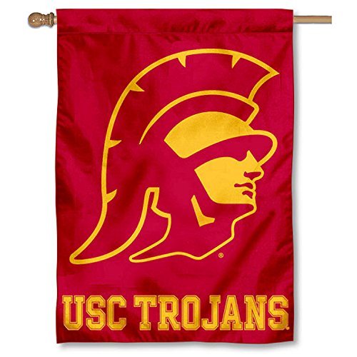 NMMX USC Trojans Trojan Head House Flag Banner