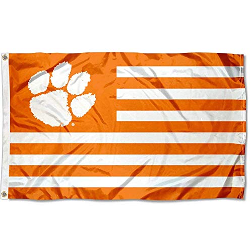 College Flags and Banners Co. Clemson Tigers Stars and Stripes Nation Flag